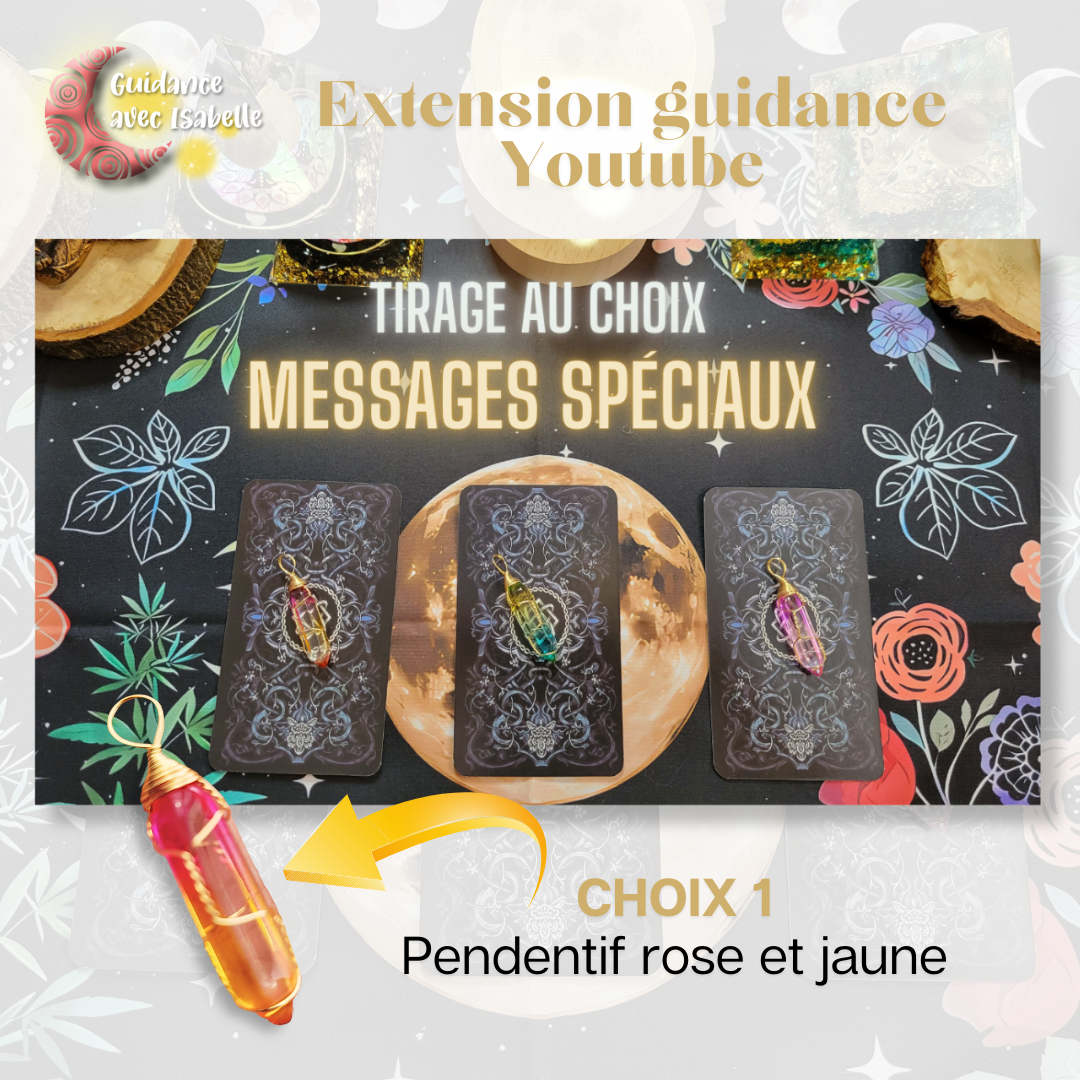 Extension guidance Youtube: Messages spéciaux CHOIX 1