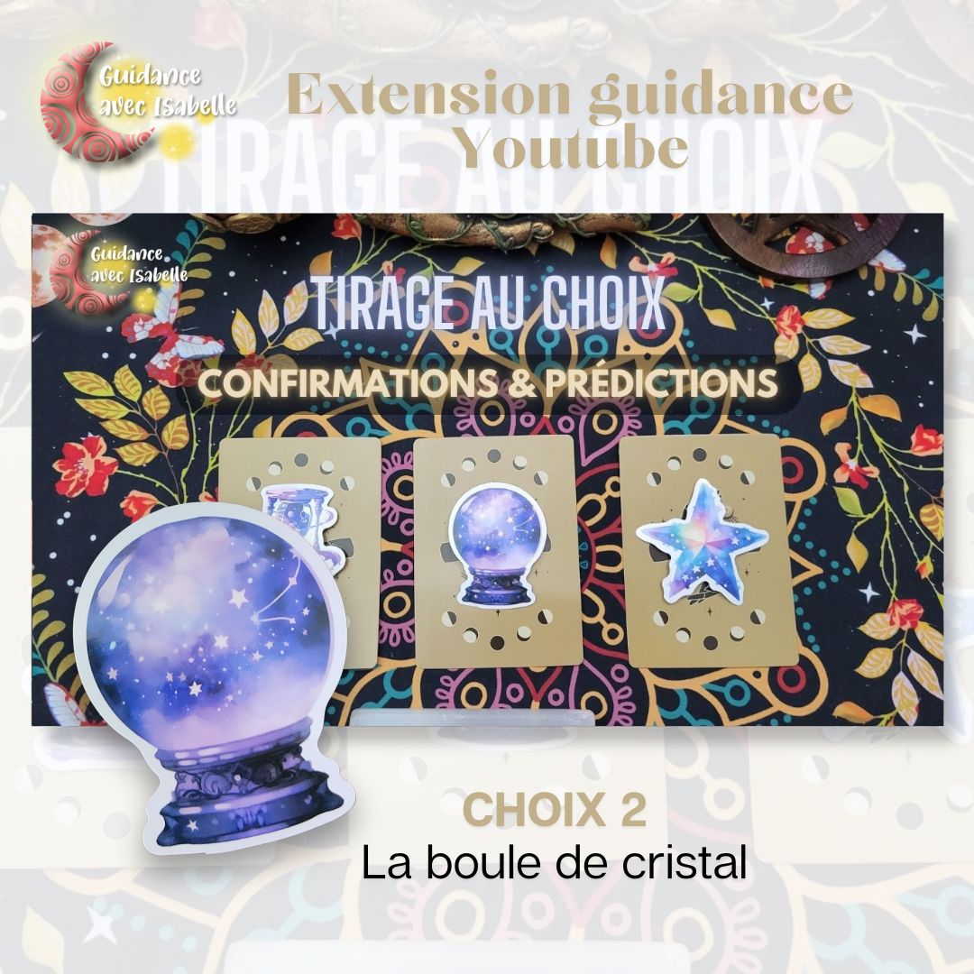 Extension guidance YouTube: Confirmations & prédictions CHOIX 2