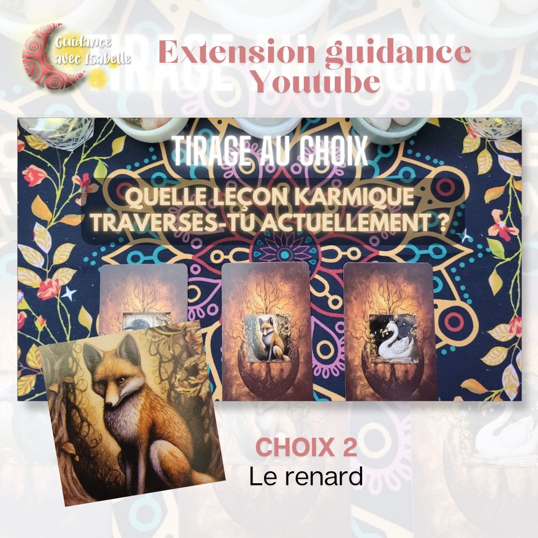 Extension guidance YouTube: Quelle leçon karmique traverses-tu actuellement ? CHOIX 2
