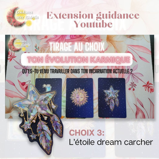 Extension guidance YouTube: Ton évolution karmique CHOIX 3
